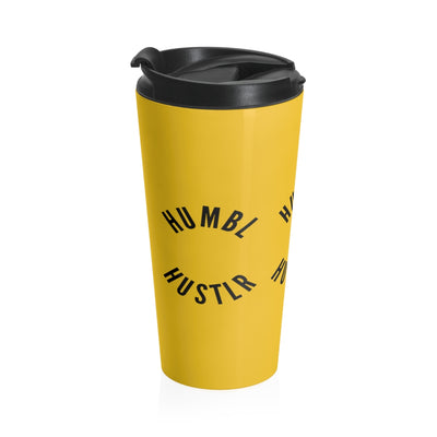 Humbl Hustlr Stainless Steel Travel Mug Yellow