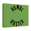 Humbl Hustlr Stretched Canvas Green