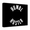 Humbl Hustlr Stretched canvas Black